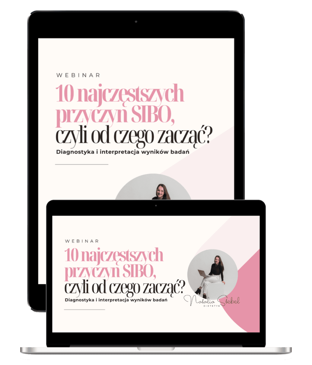 Natalia Stebel Webinar SIBO Mockups
