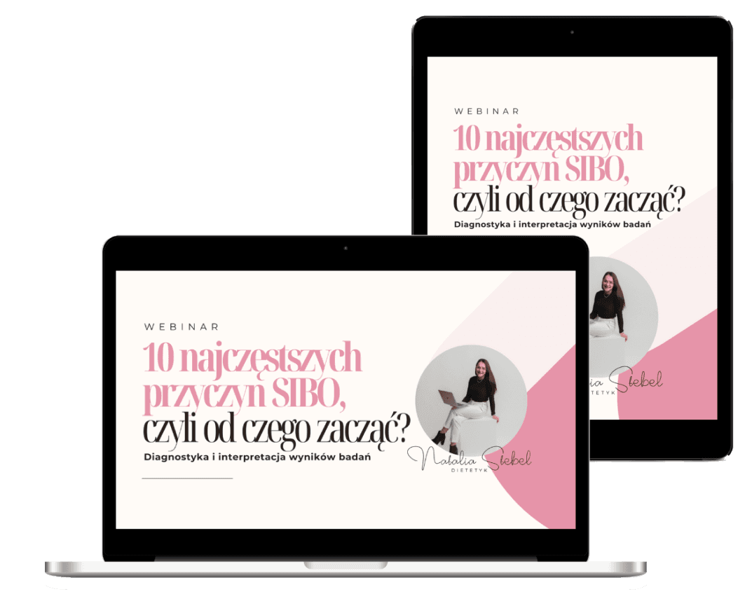 Natalia Stebel Webinar SIBO Mockups